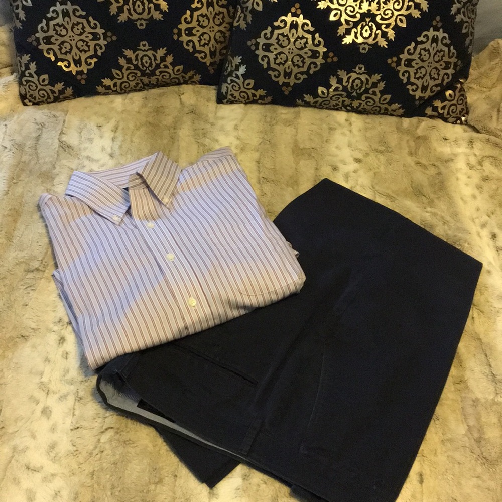 Ralph Lauren Non-Iron Striped Oxford Shirt